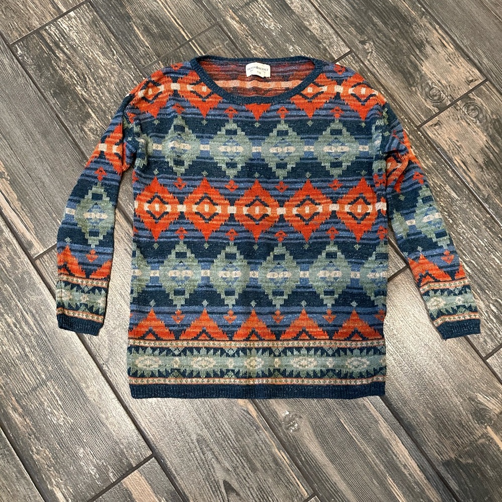 Women’s Ralph Lauren denim and supply sweater